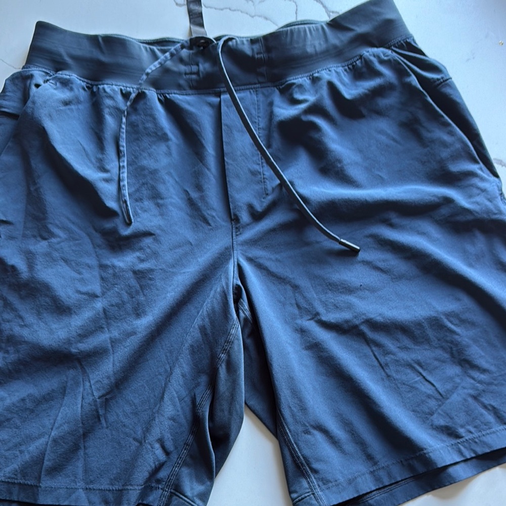 Men's Blue Athletic Shorts